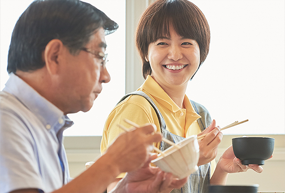 老人ホームだからこそー。バラエティ豊かな手作り料理を。